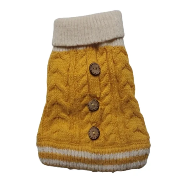 Dog Cabled Sweater-XXS - Picture 7 of 7